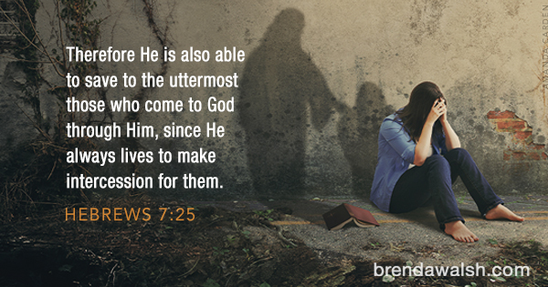 Interceding In Prayer - Brenda Walsh Scripture Images