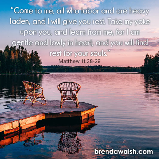 Take a Breather - Brenda Walsh Scripture Images