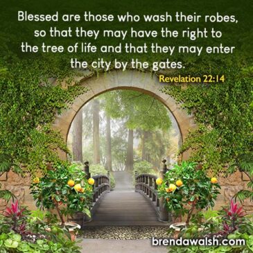 Washed Clean - Brenda Walsh Scripture Images