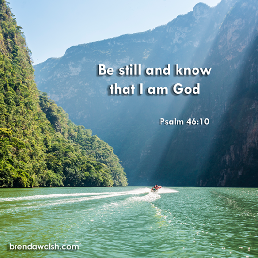 In the Stillness - Brenda Walsh Scripture Images