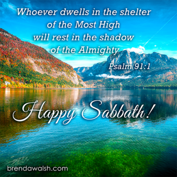 Happy Sabbath Archives - Brenda Walsh Scripture Images