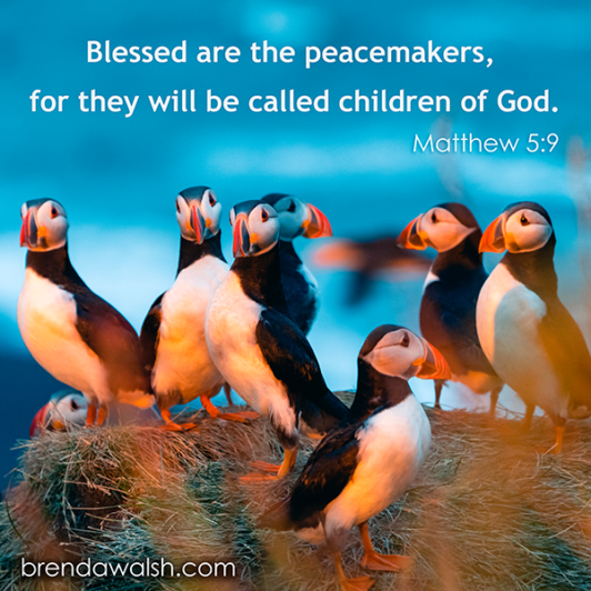 Blessed Children of God - Brenda Walsh Scripture Images