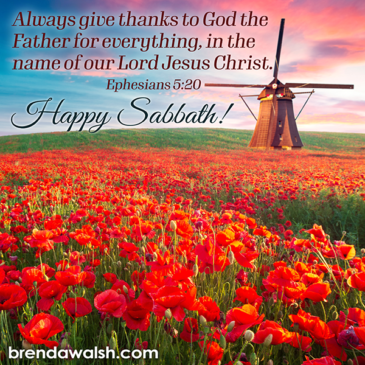 Happy Sabbath Archives - Brenda Walsh Scripture Images